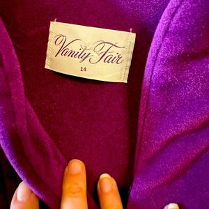 Vanity Fair Purple Women's Intimate Robe